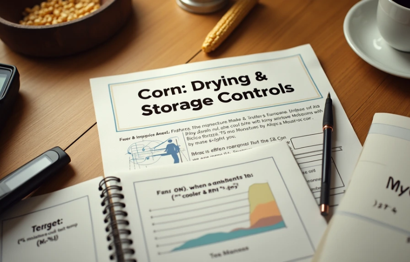 Сушіння і зберігання кукурудзи: вологість, аерація та мікотоксини